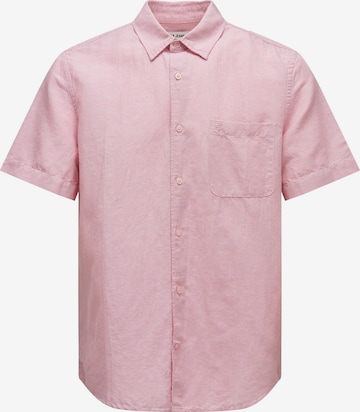 Chemise Salsa Jeans en violet : devant