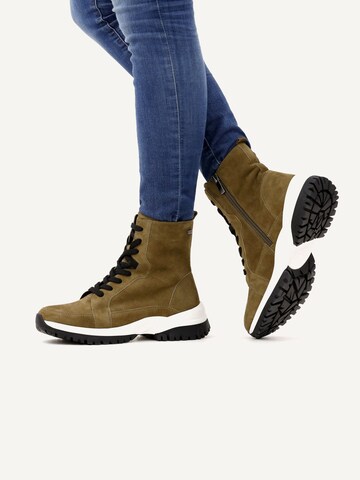 Bottines à lacets CAPRICE en vert