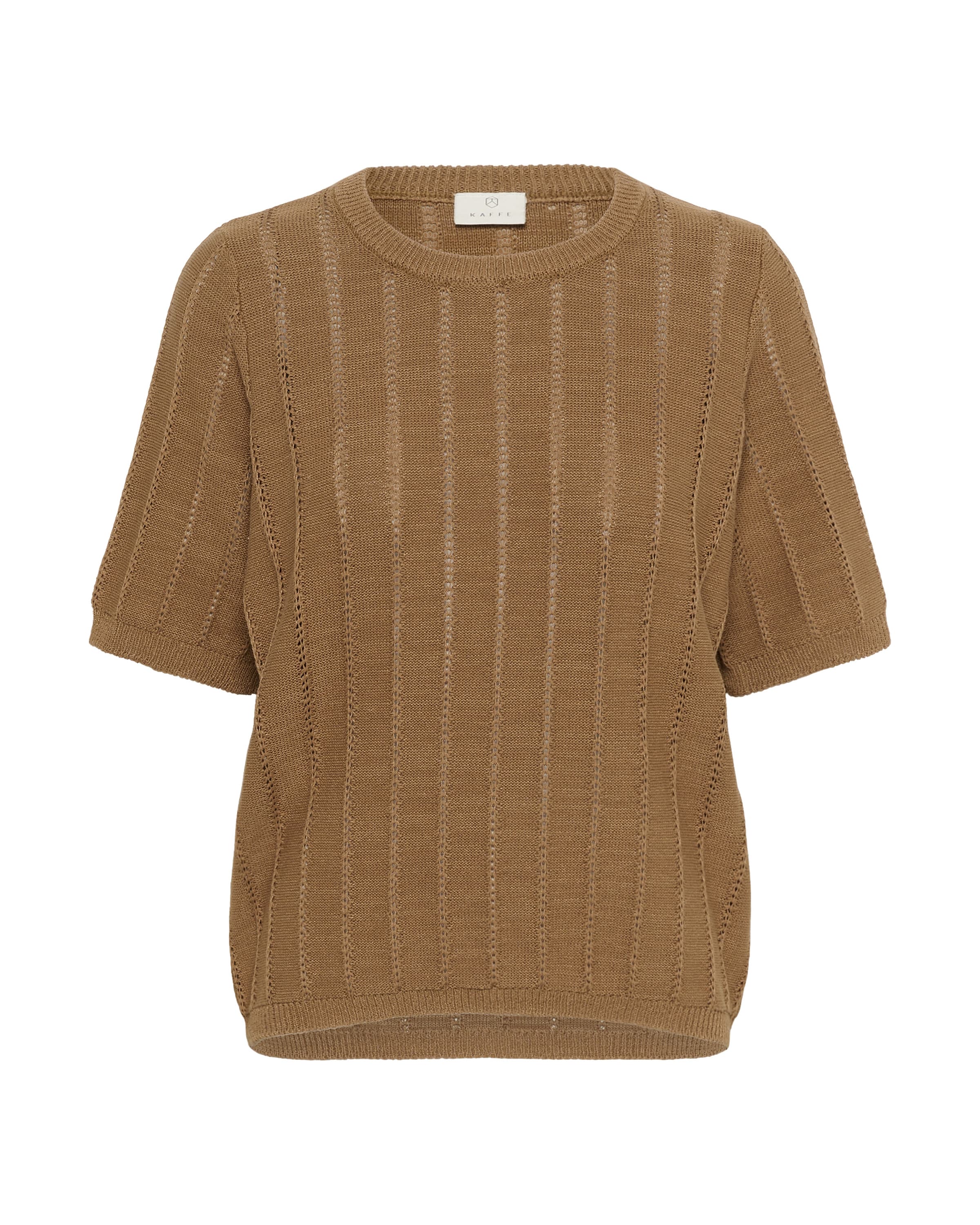 Kaffe - Jersey 'KABetty' en marrón: frente