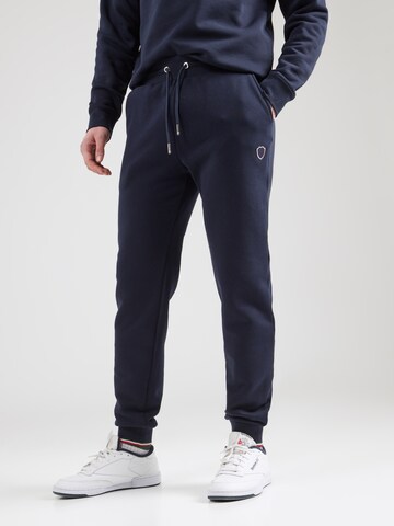 19V69 ITALIA Tapered Trousers 'Pejo' in Blue: front