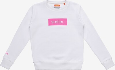 smiler. Sweatshirt in de kleur Wit, Productweergave