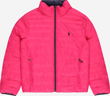 Polo Ralph Lauren Přechodná bunda – pink: přední strana