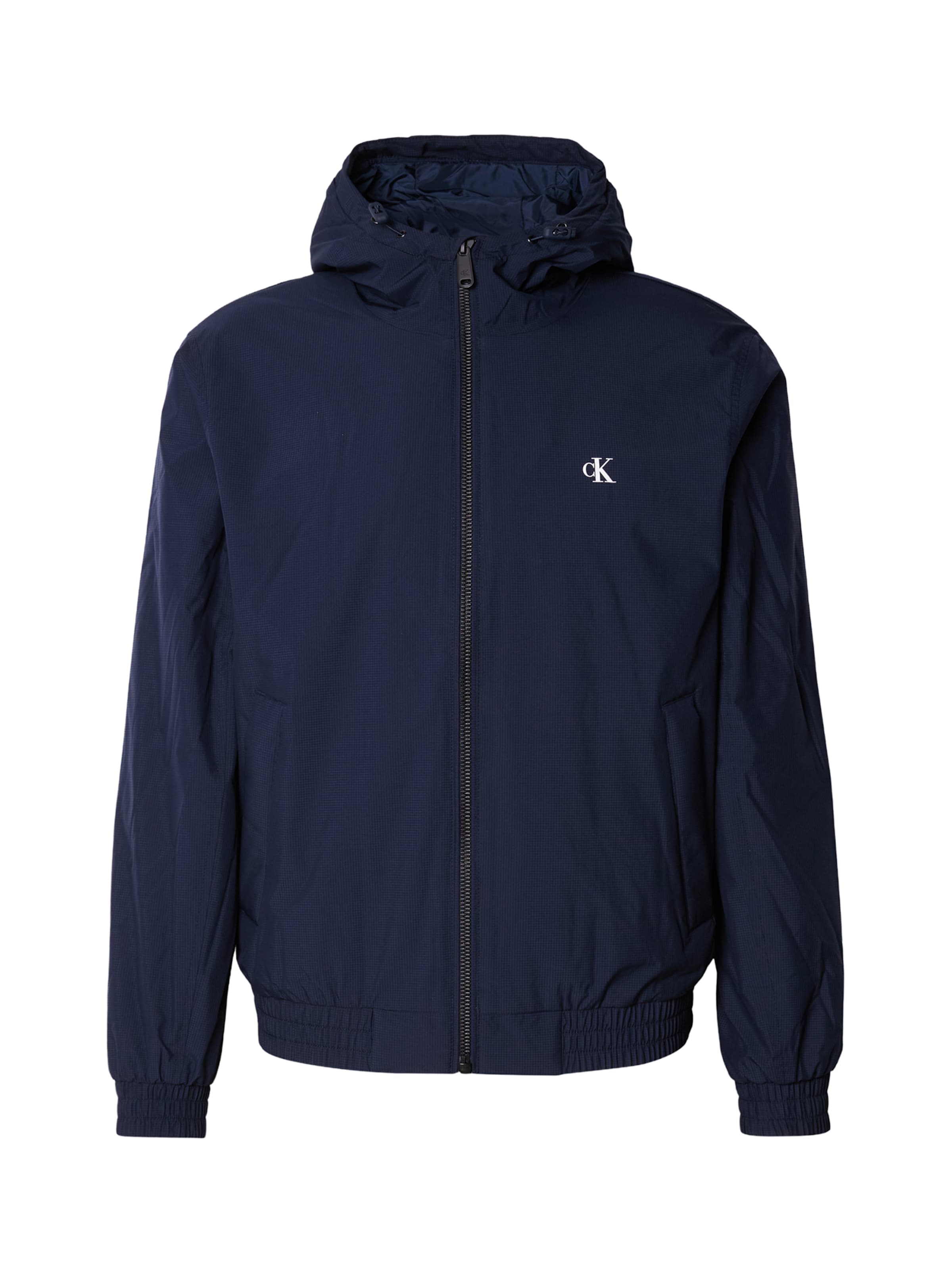 Calvin Klein Jeans Демисезонная куртка в Синий: спереди