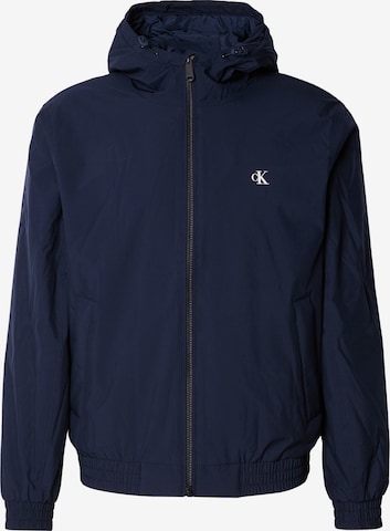Veste mi-saison Calvin Klein Jeans en bleu : devant