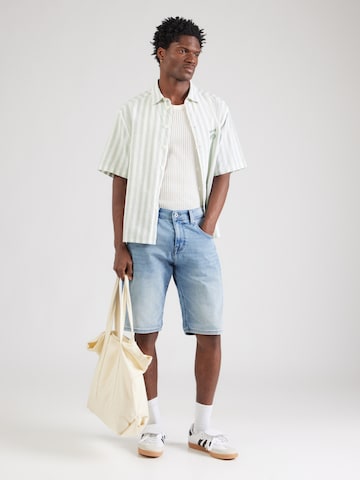 MUSTANG Slimfit Jeans 'CHICAGO' i blå