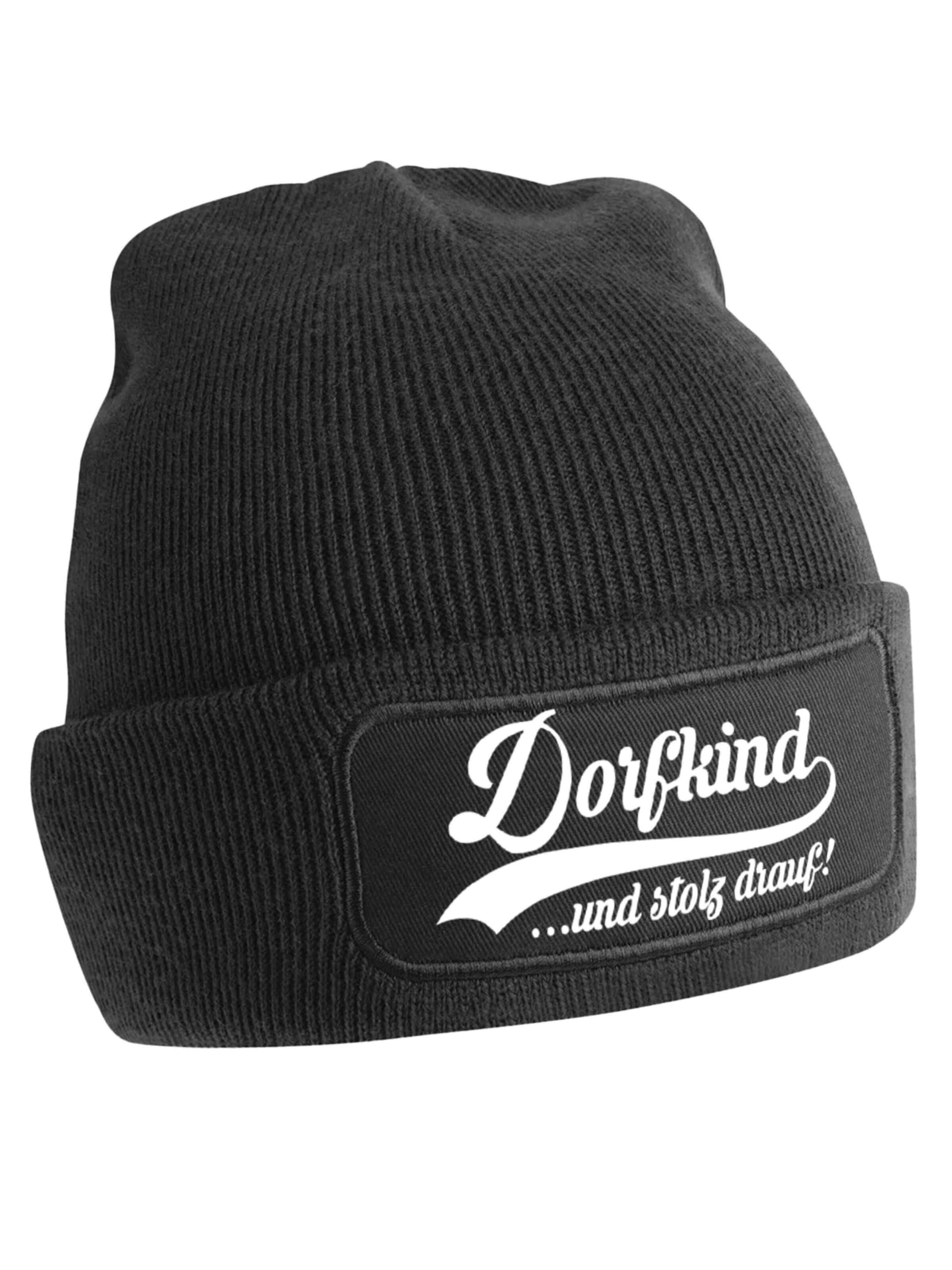 Youth Designz Mütze 'Dorfkind'‌‌‌‌ in Schwarz