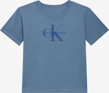 Calvin Klein Jeans Tričko – modrá: přední strana