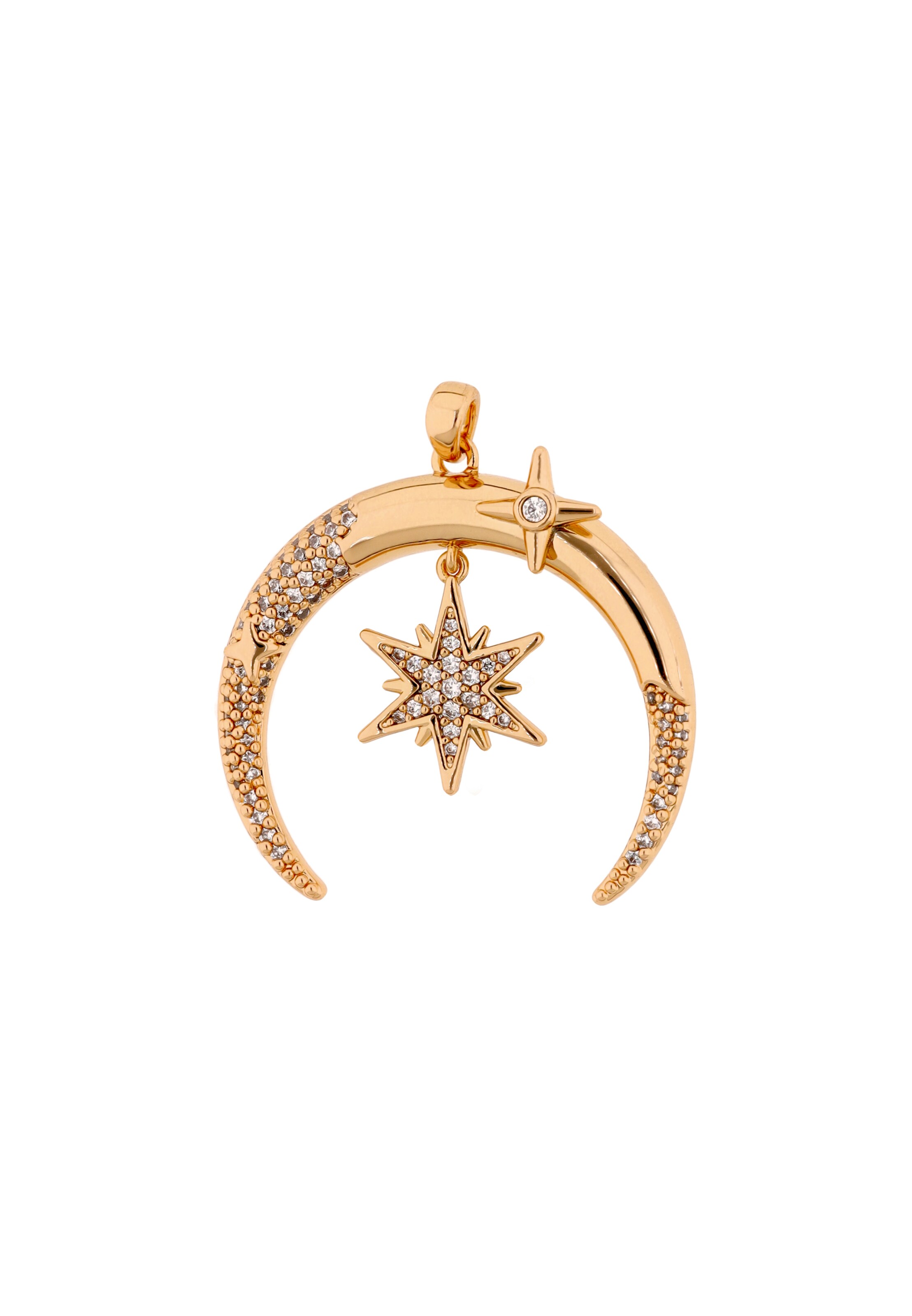 myMo at night Earrings in Gold: front