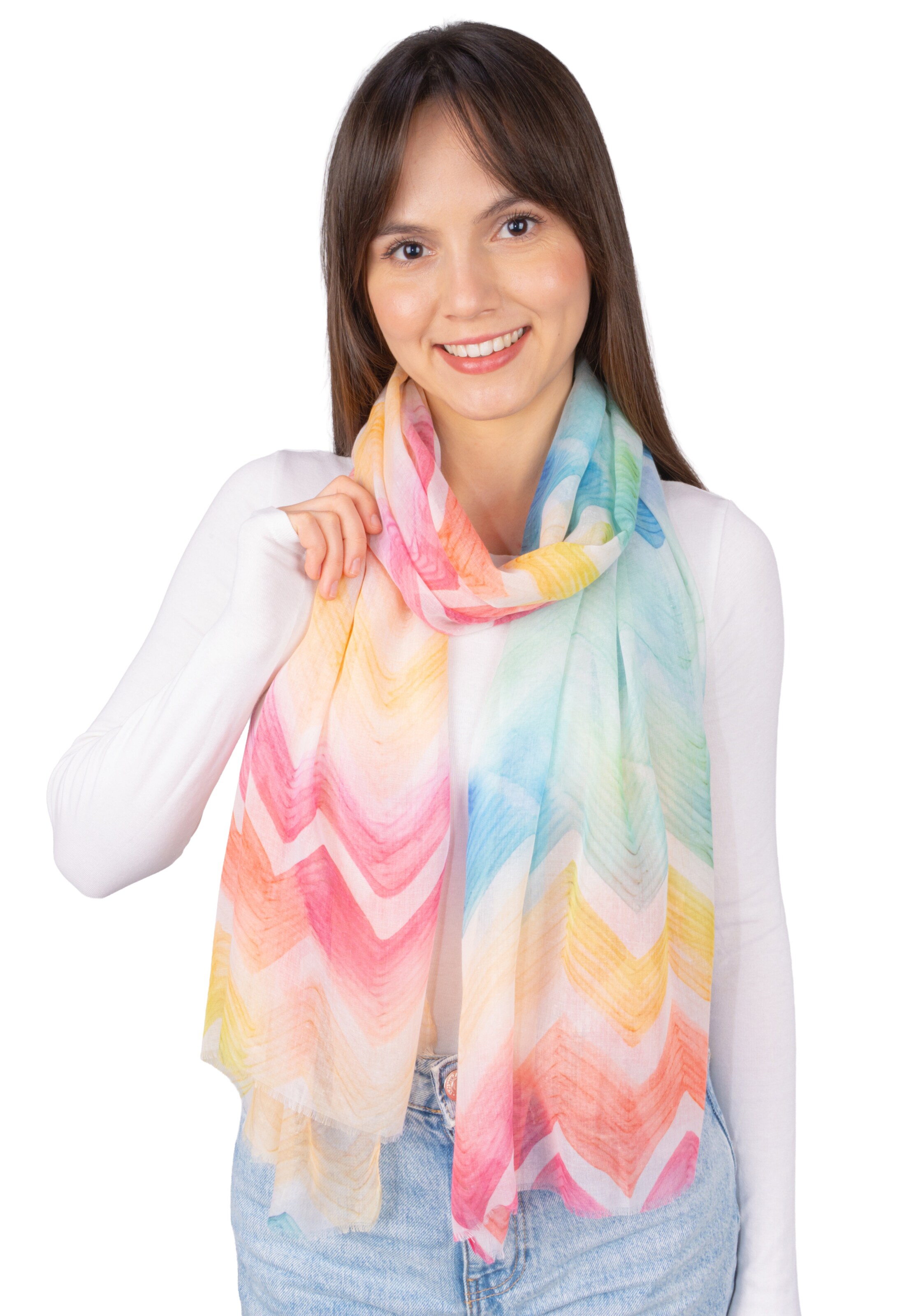 Écharpe 'Mimi' Seasons of April en mélange de couleurs