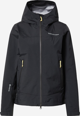 PEAK PERFORMANCE Athletic Jacket 'Vislight' in Black: front