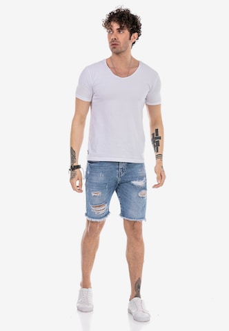 Redbridge Regular Jeansshorts 'Preston' in Blau