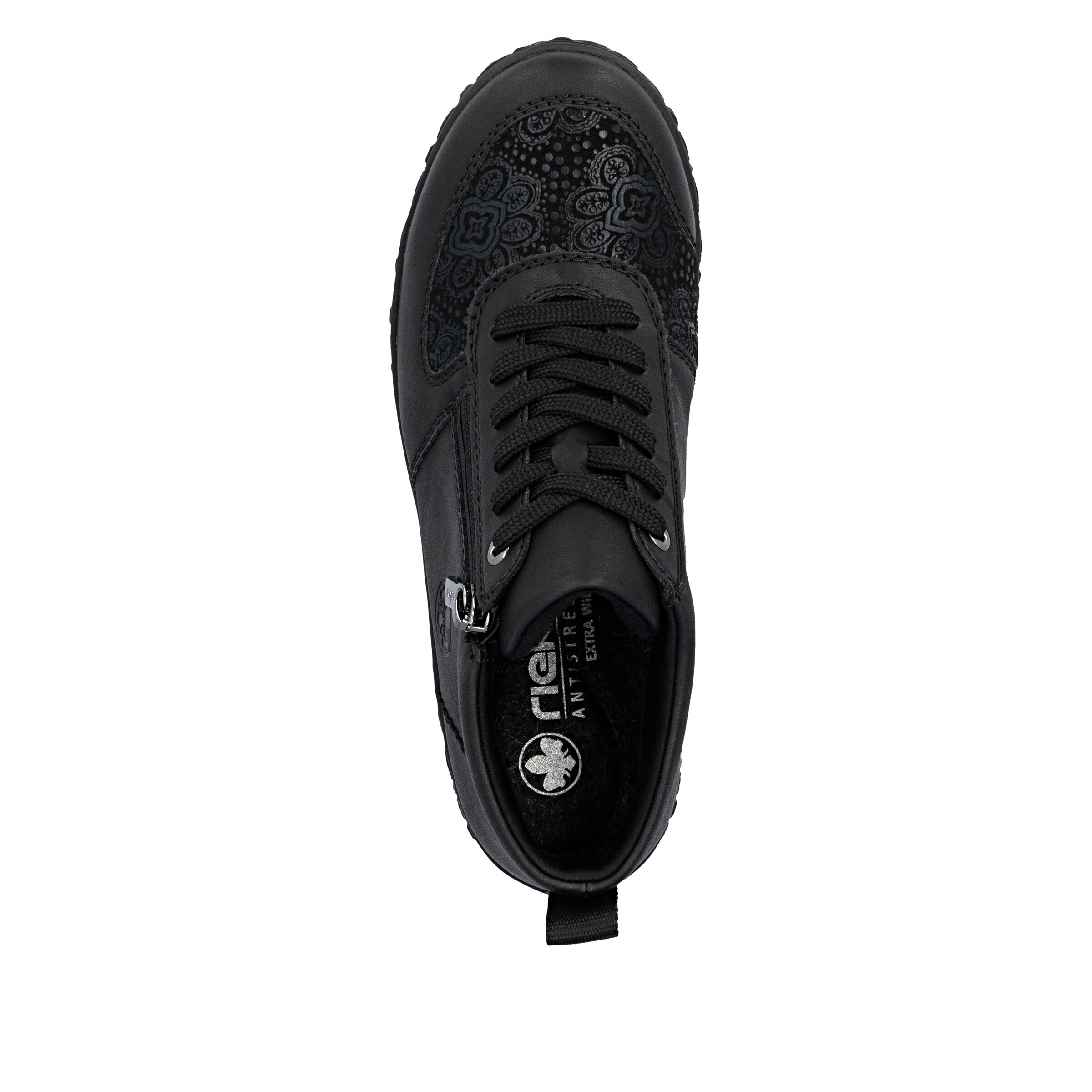 Rieker Schnürstiefelette in Schwarz
