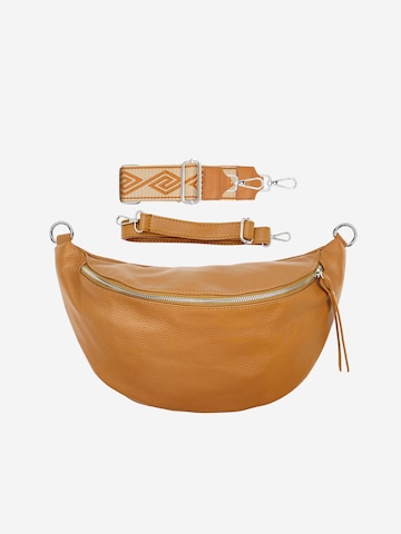 SevaBags Crossbody Bag in Beige: front