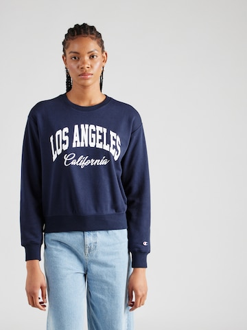 Champion Authentic Athletic Apparel Sweatshirt in Blauw: voorkant