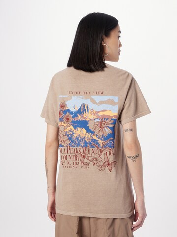 BDG Urban Outfitters Shirt 'Blanka Peaks' in Brown