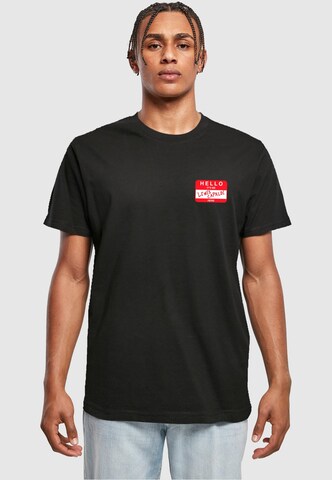 T-Shirt 'Lewis Capaldi - Hello It's Me' Merchcode en noir : devant