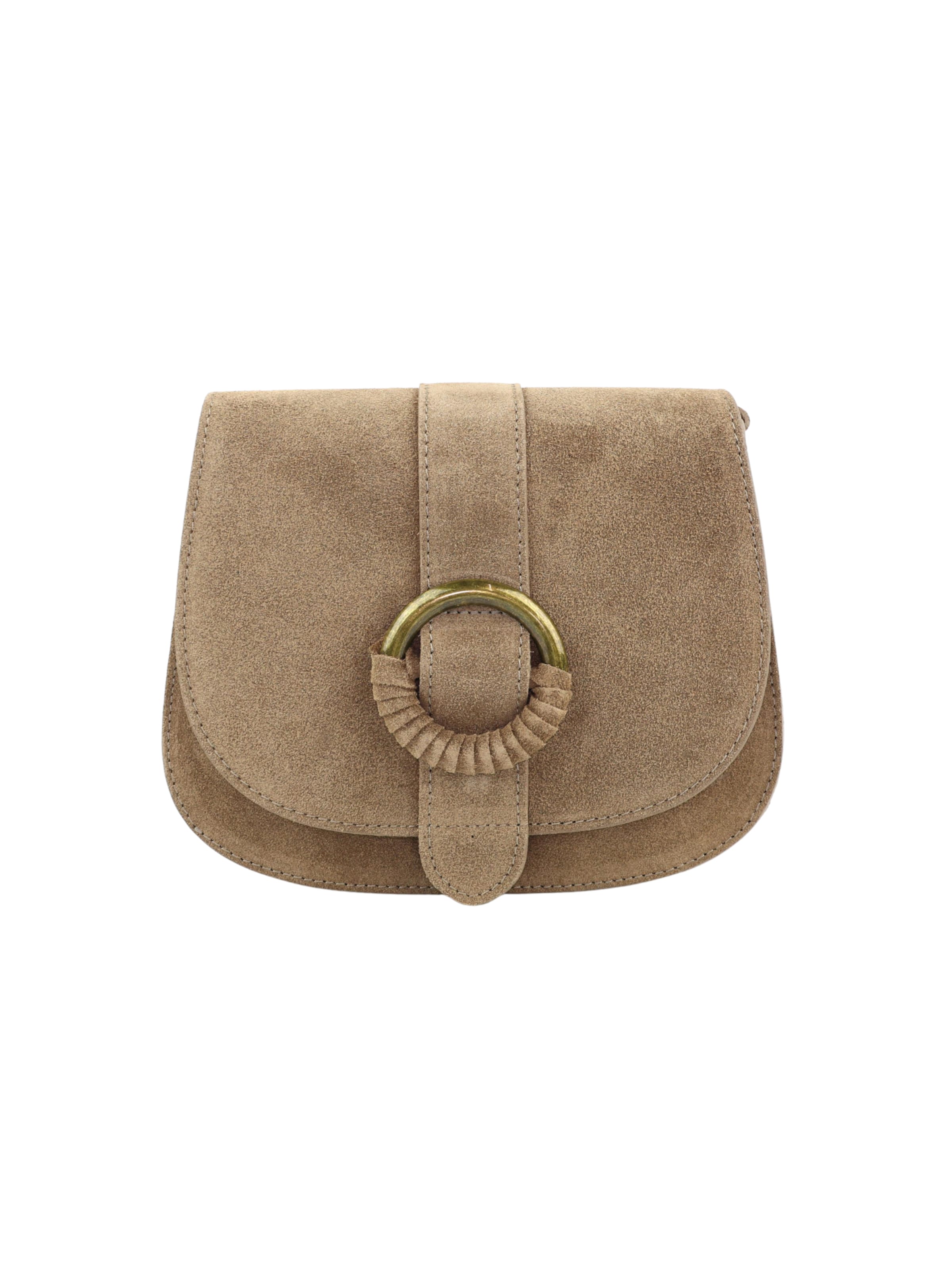 Brise Shoulder Bag 'Elle' in Brown: front