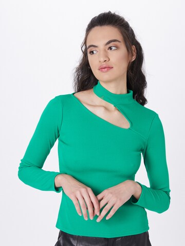 Warehouse Shirt in Groen: voorkant