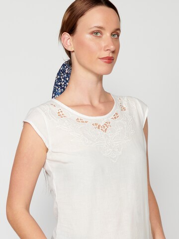 KOROSHI Blouse in White