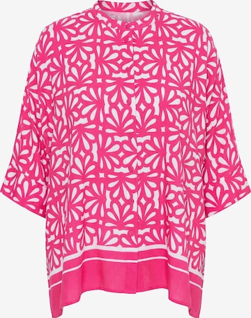 Ulla Popken Bluse in Pink: Vorderseite