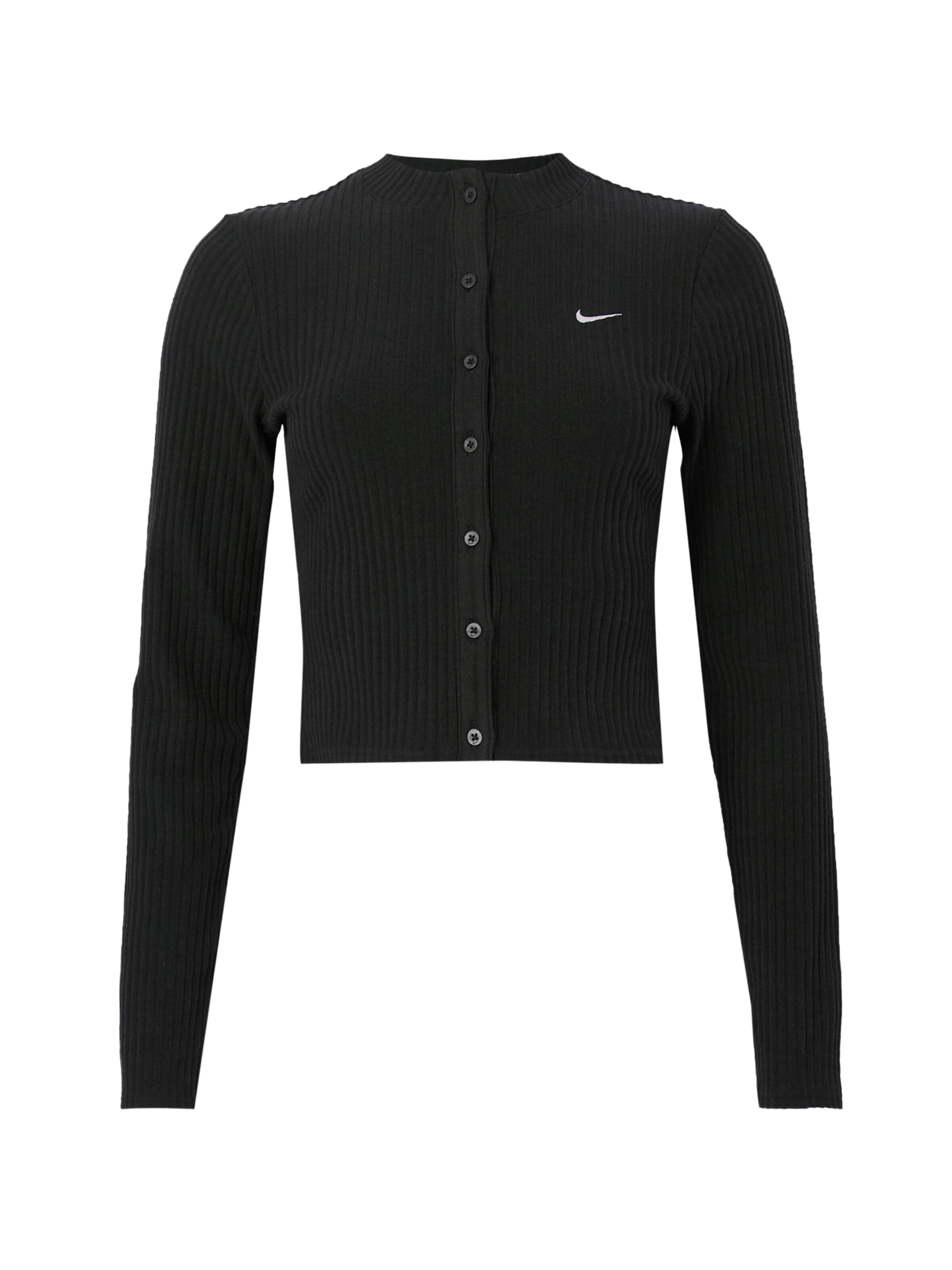 Nike Sportswear Kardigan 'CHILL' w kolorze czarny: przód