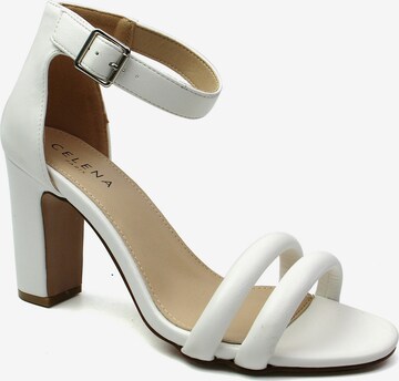 Celena - Sandalias con hebilla 'Chelsie' en blanco