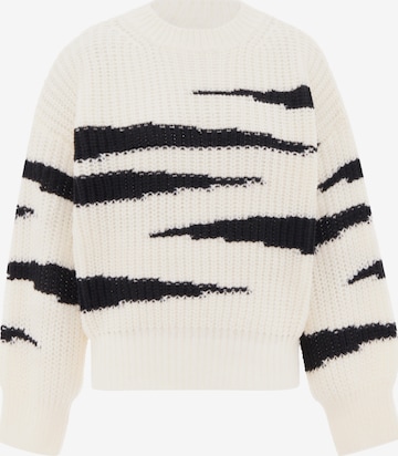 MYMO Sweater in White: front