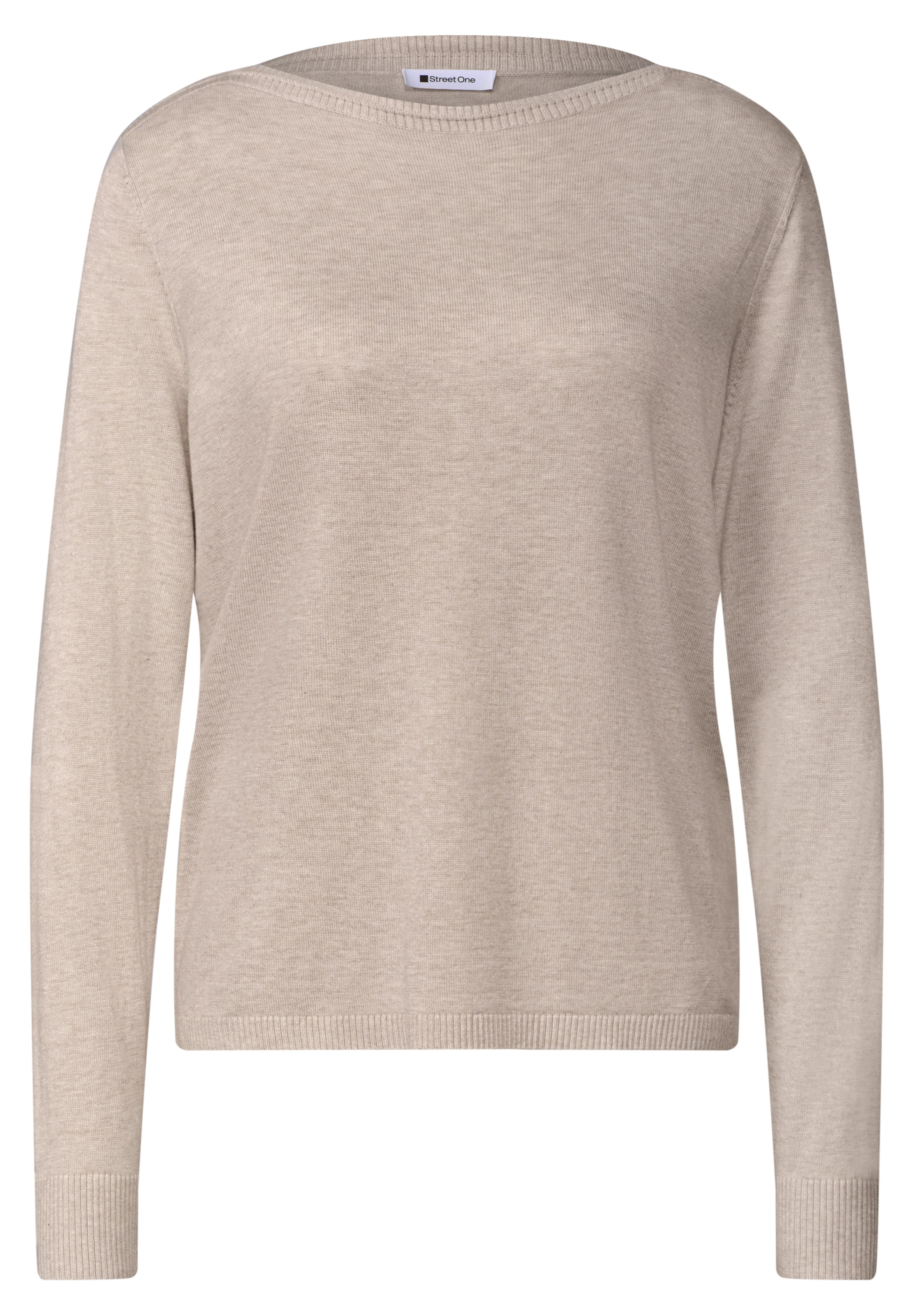 STREET ONE Pullover in Beige: Vorderseite