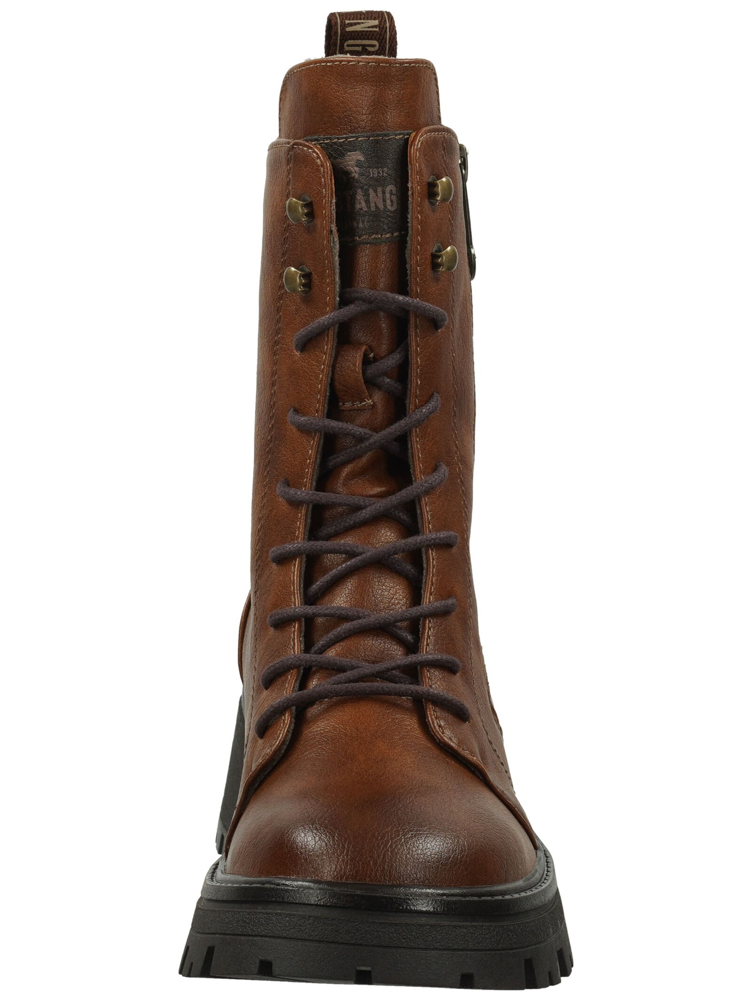 Bottines à lacets MUSTANG en marron