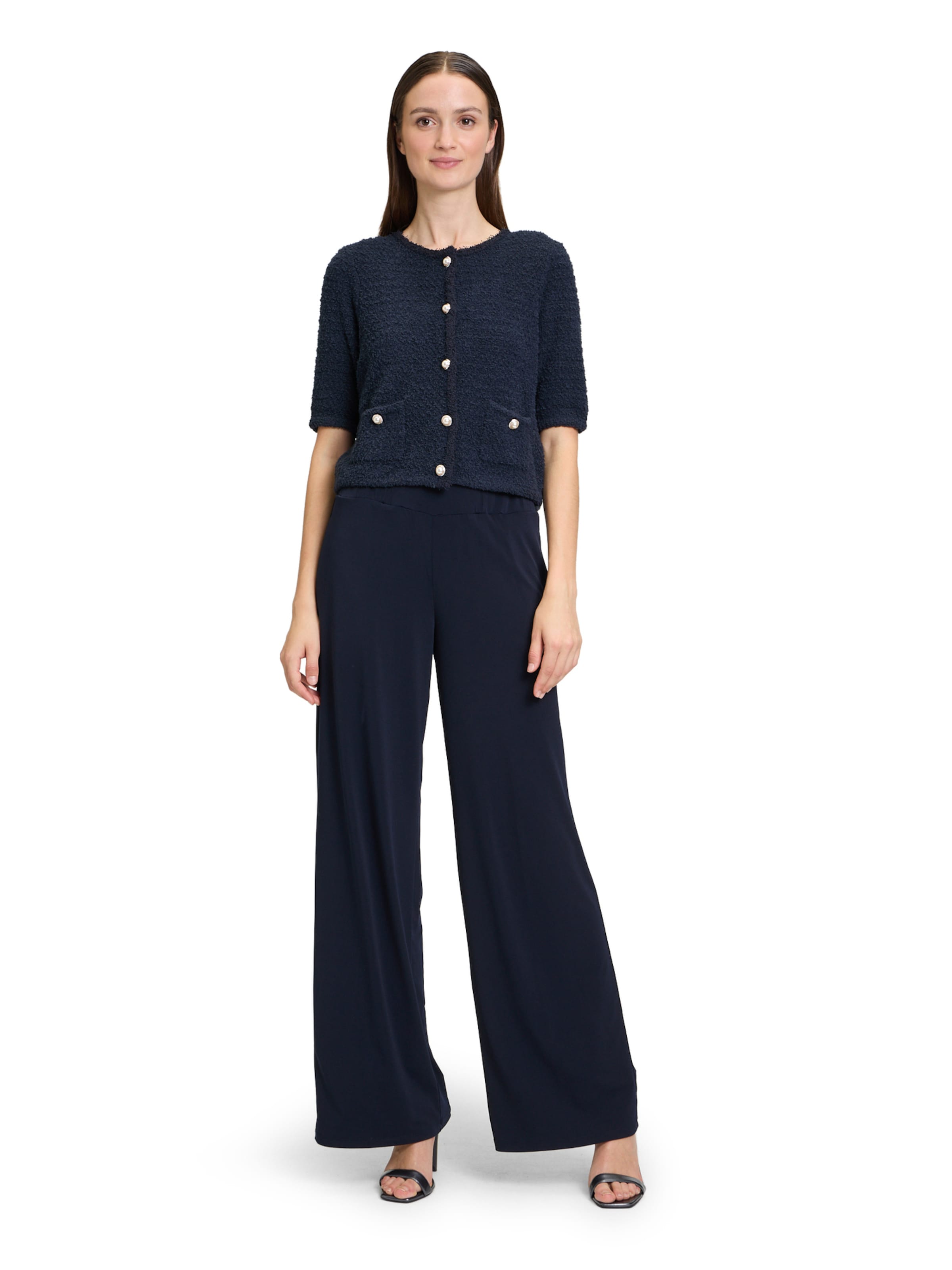 Vera Mont Wide leg Broek in Blauw