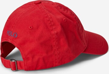 Șapcă de la Polo Ralph Lauren pe roșu