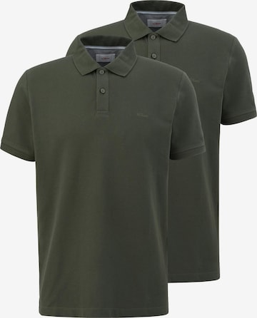 s.Oliver Shirt 'Basic' in Grün: Vorderseite