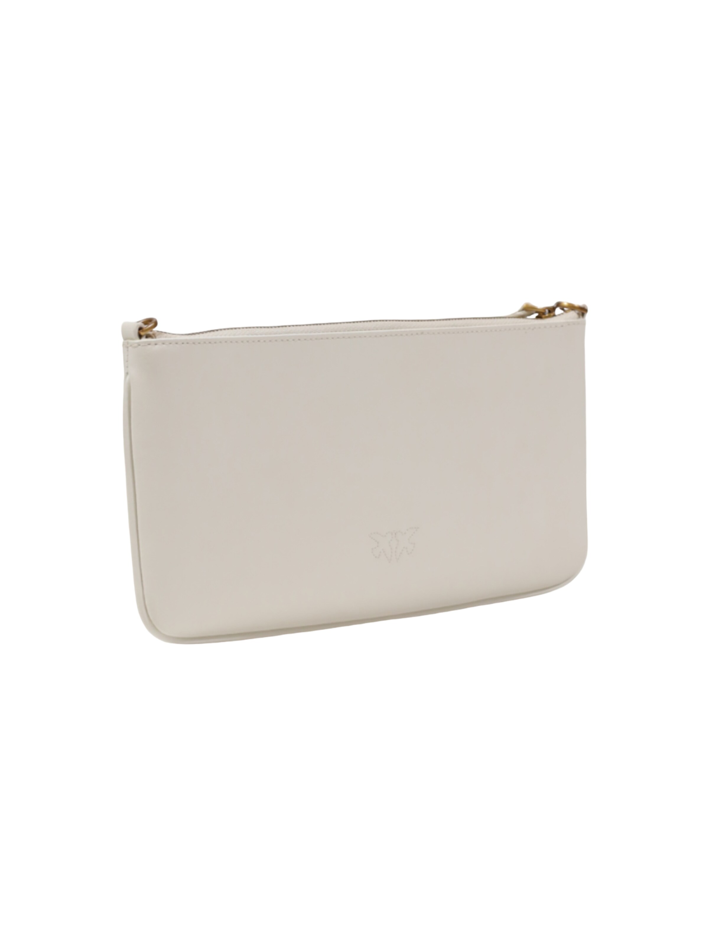 PINKO - Bolso saco 'HORIZONTAL FLAT VITELLO SETA 102747 A0F1' en blanco
