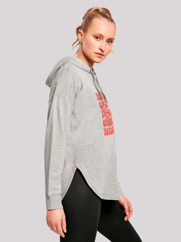 Sweat-shirt 'XOXO Herz Love' F4NT4STIC en gris