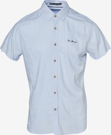 KOROSHI Regular fit Button Up Shirt in Blue: front