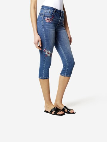 KOROSHI Slimfit Džíny – modrá