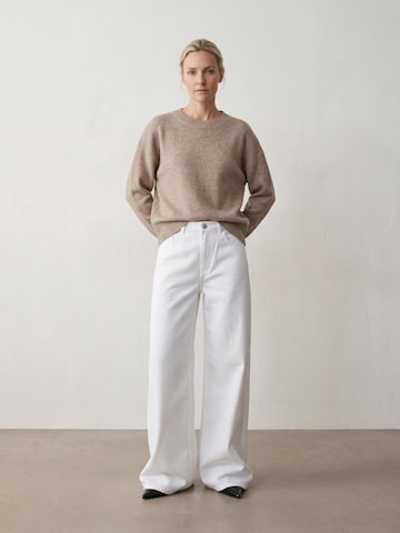 ARMIE Trui 'The Kylie Knit Pullover' in Beige