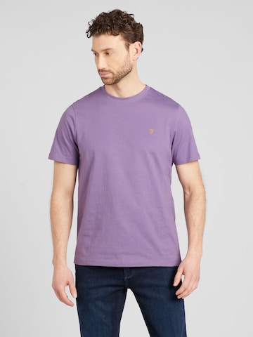 FARAH T-shirt 'DANNY' i lila: framsida