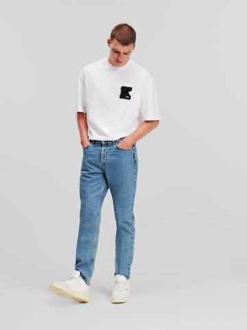 Karl Lagerfeld Tapered Jeans in Blauw