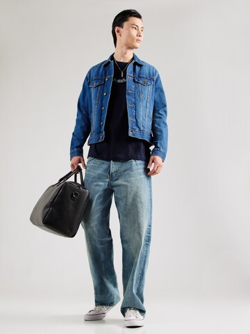 GUESS JEANS Koszulka w kolorze niebieski