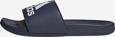 ADIDAS SPORTSWEAR Badeschuh 'Adilette' in navy / weiß, Produktansicht