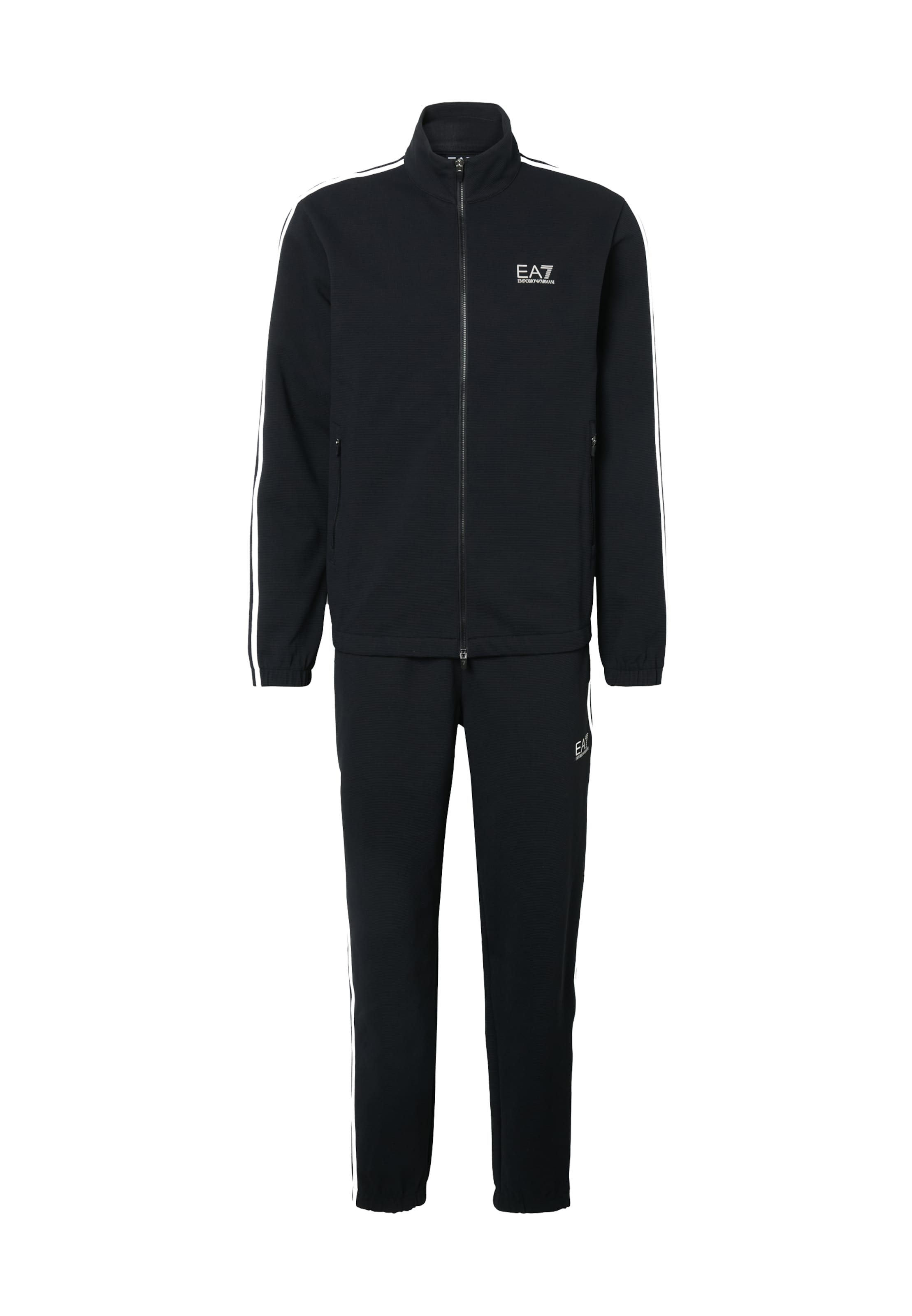 Trening de la EA7 Emporio Armani pe negru: față