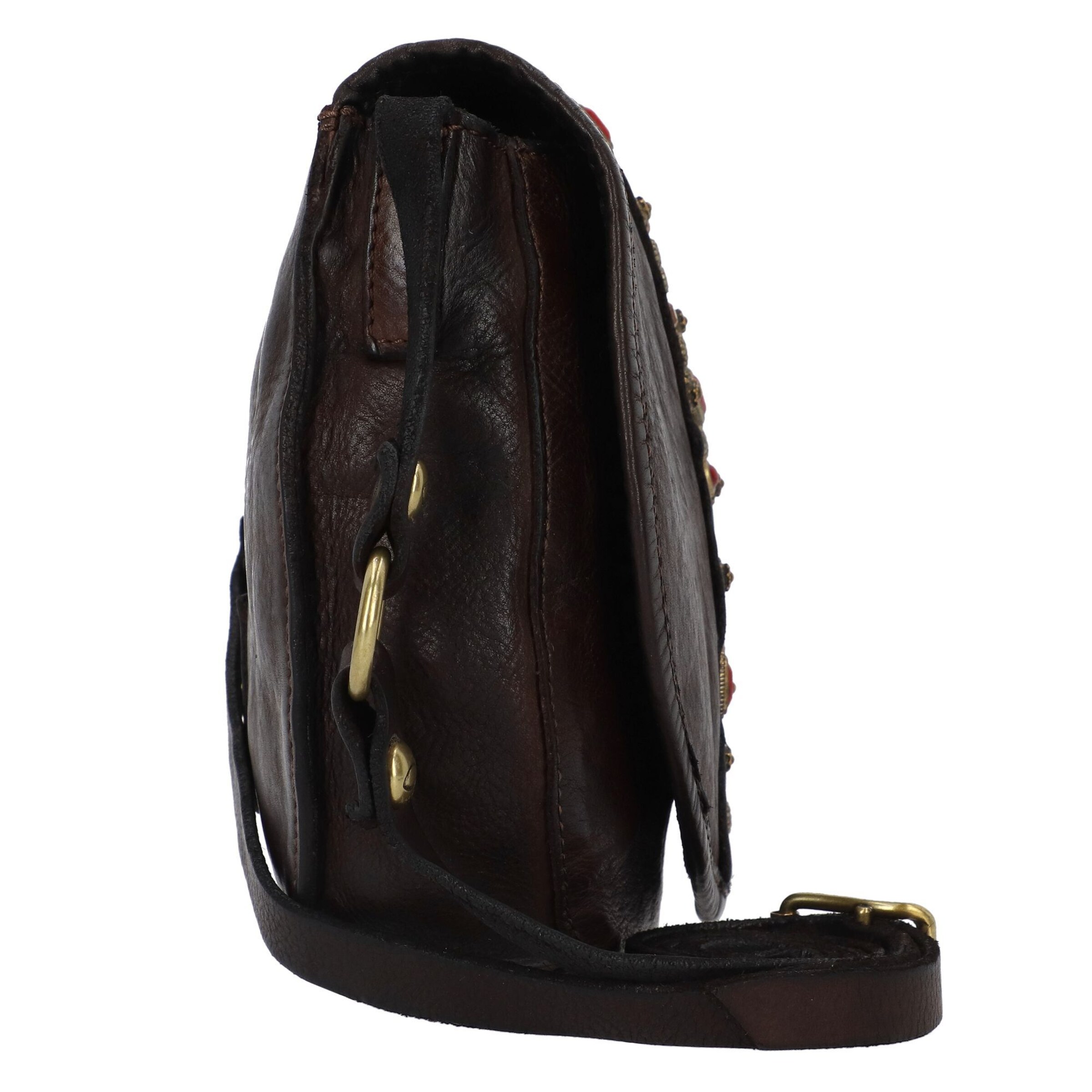 Campomaggi Schoudertas 'Irene' in Bruin