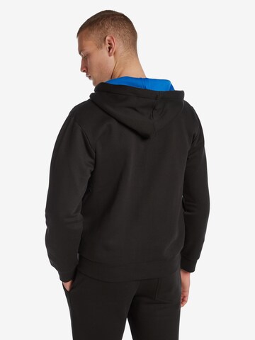 BRUNO BANANI Zip-Up Hoodie 'Benjamin' in Black