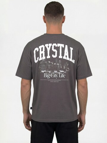 Crystal Paris Shirt 'Big City' in Grijs