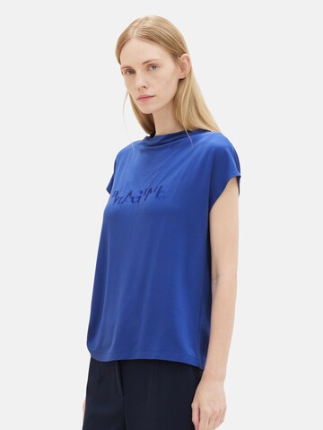 TOM TAILOR T-Shirt in Blau