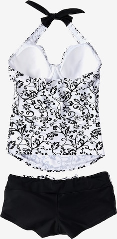 petit amour Minimiser Tankini in Black