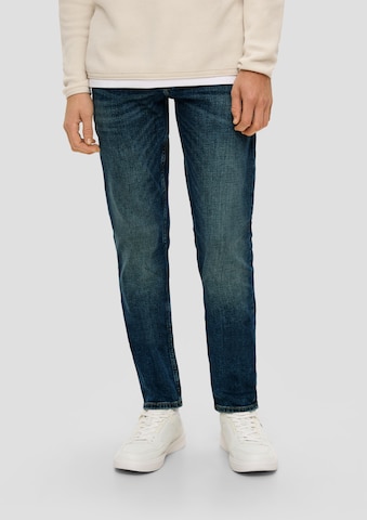 QS Slimfit Jeans 'Rick' in Blauw: voorkant