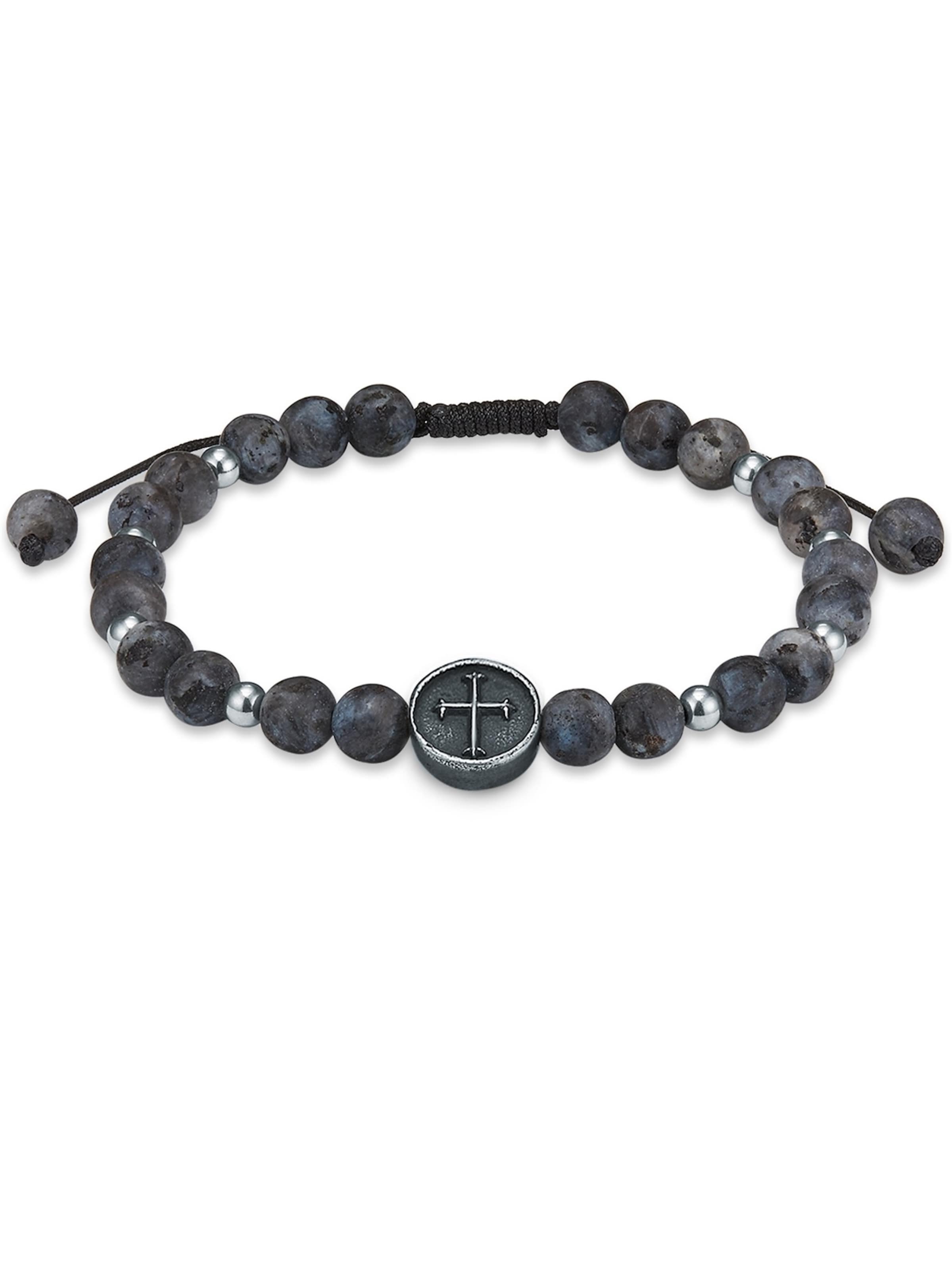 True Rebels - Pulsera en gris: frente