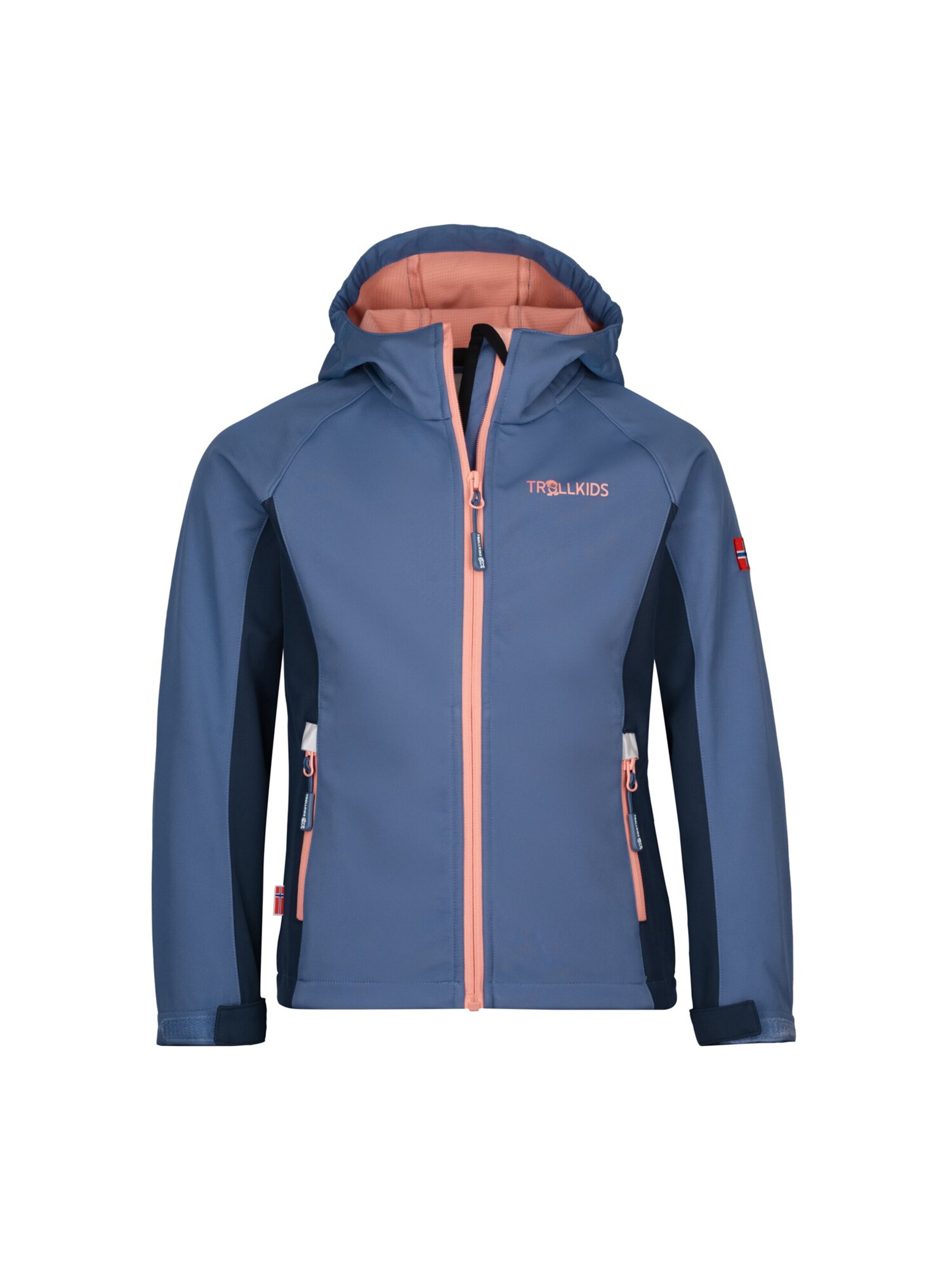TROLLKIDS Outdoor jacket in Blue: front